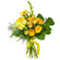 Желтый букет из роз и хризантем. Днепр